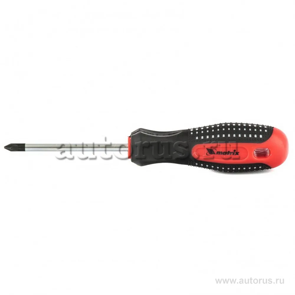 Отвертка Fusion, Ph1x75 мм, CrV, 3-х компонентная рукоятка anti slip MATRIX 11440