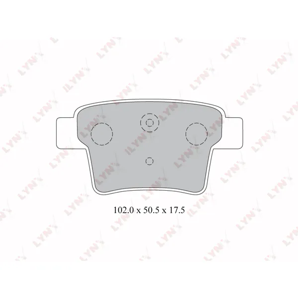 Колодки тормозные LYNXauto BD3008