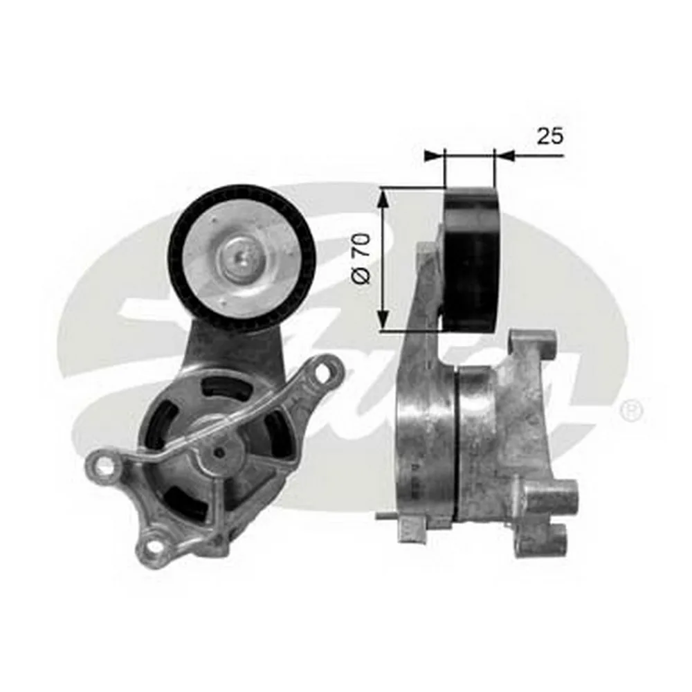 Ролик ремня приводного VAG A3/GOLF5/GOLF6 04- GATES T39084