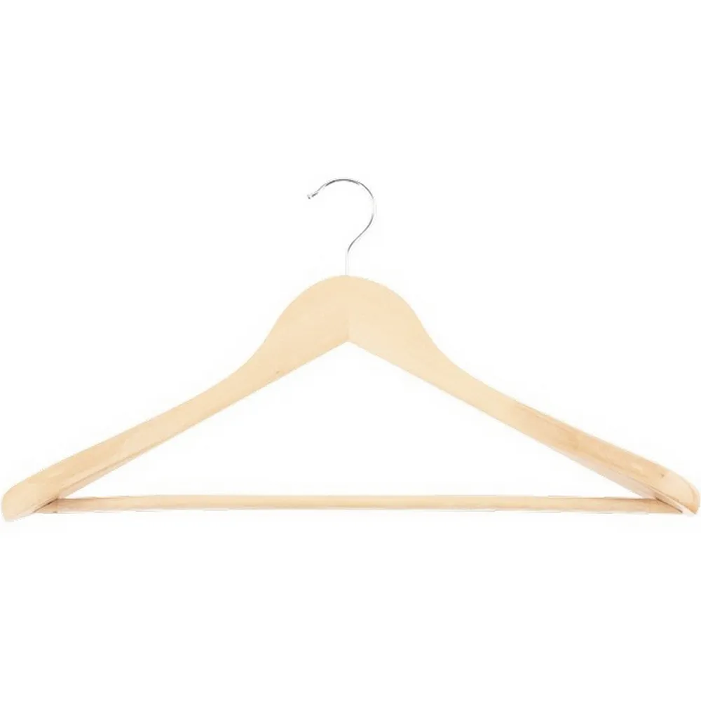 Вешалка деревянная для верхней одежды с антискользящей перекладиной Elfe 92915 Elfe 92915