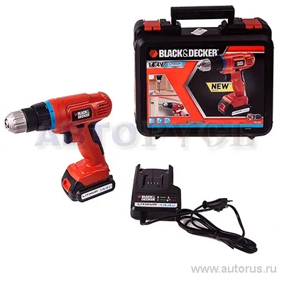Дрель аккумуляторная 14В BLACK&DECKER EPL14K