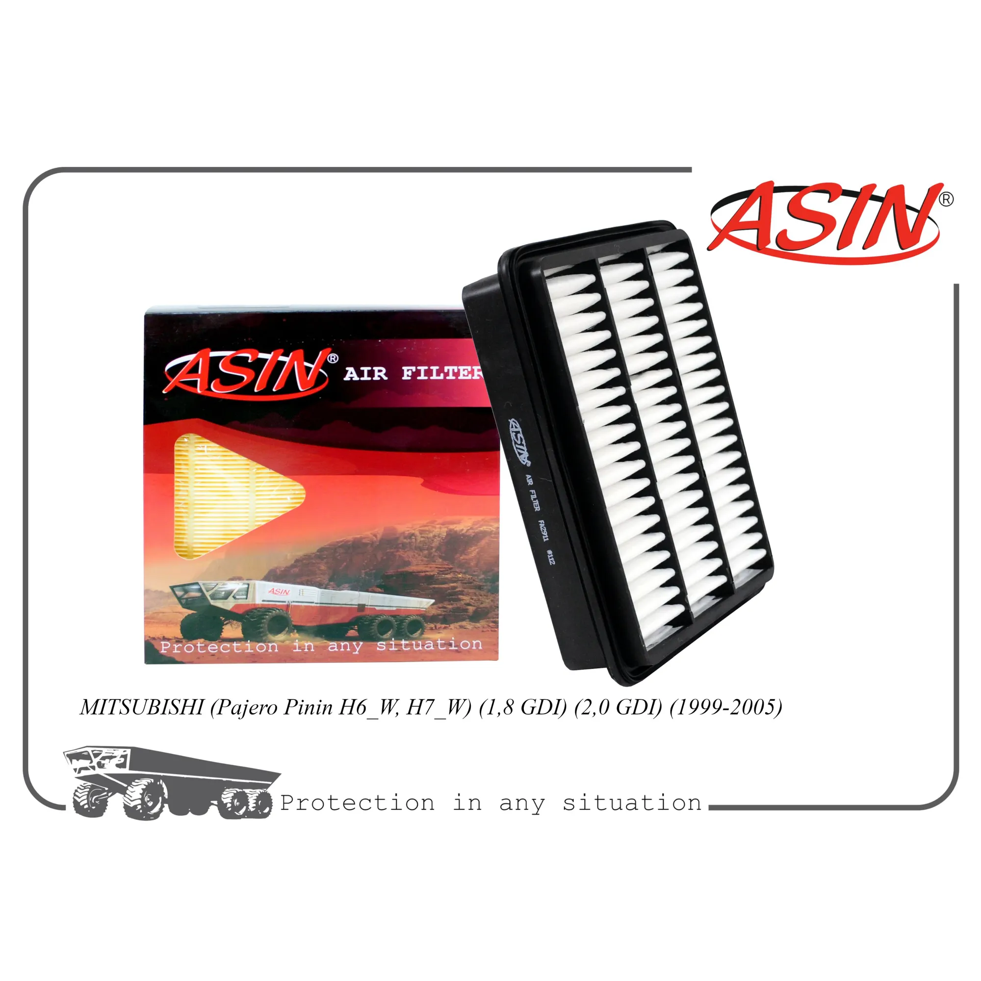 Фильтр воздушный MB906051/ASIN.FA2911 ASIN ASIN ASIN.FA2911