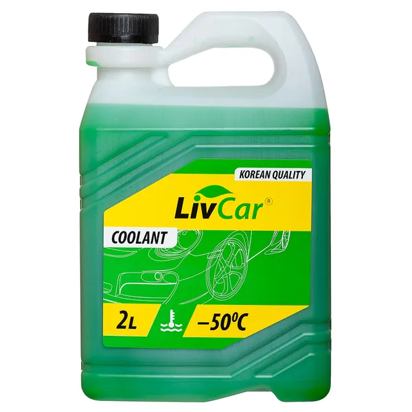 Антифриз LIVCAR Coolant G11 готовый -50 зеленый 2 л LCA50-002G
