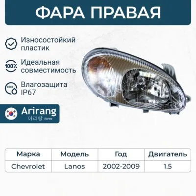 Фара передняя правая