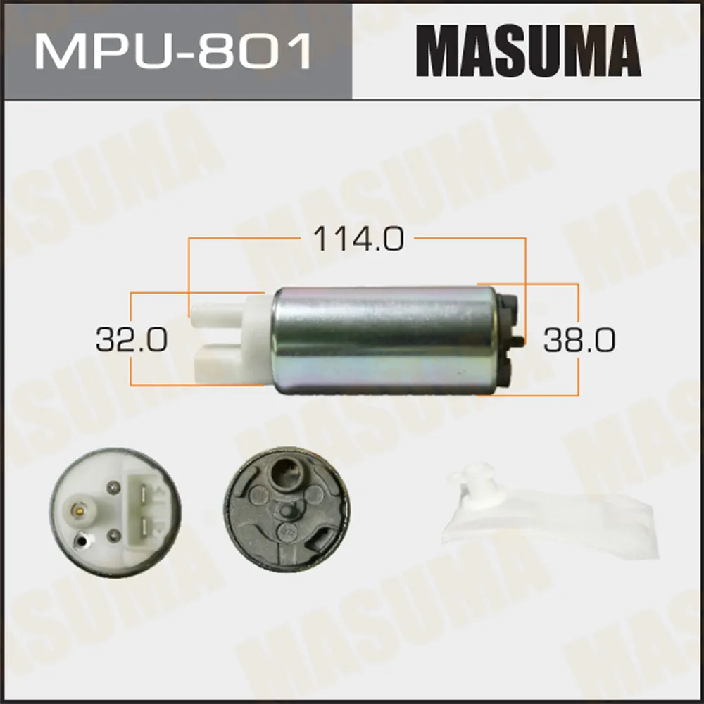 Насос топливный NISSAN ALMERA MASUMA MPU-801