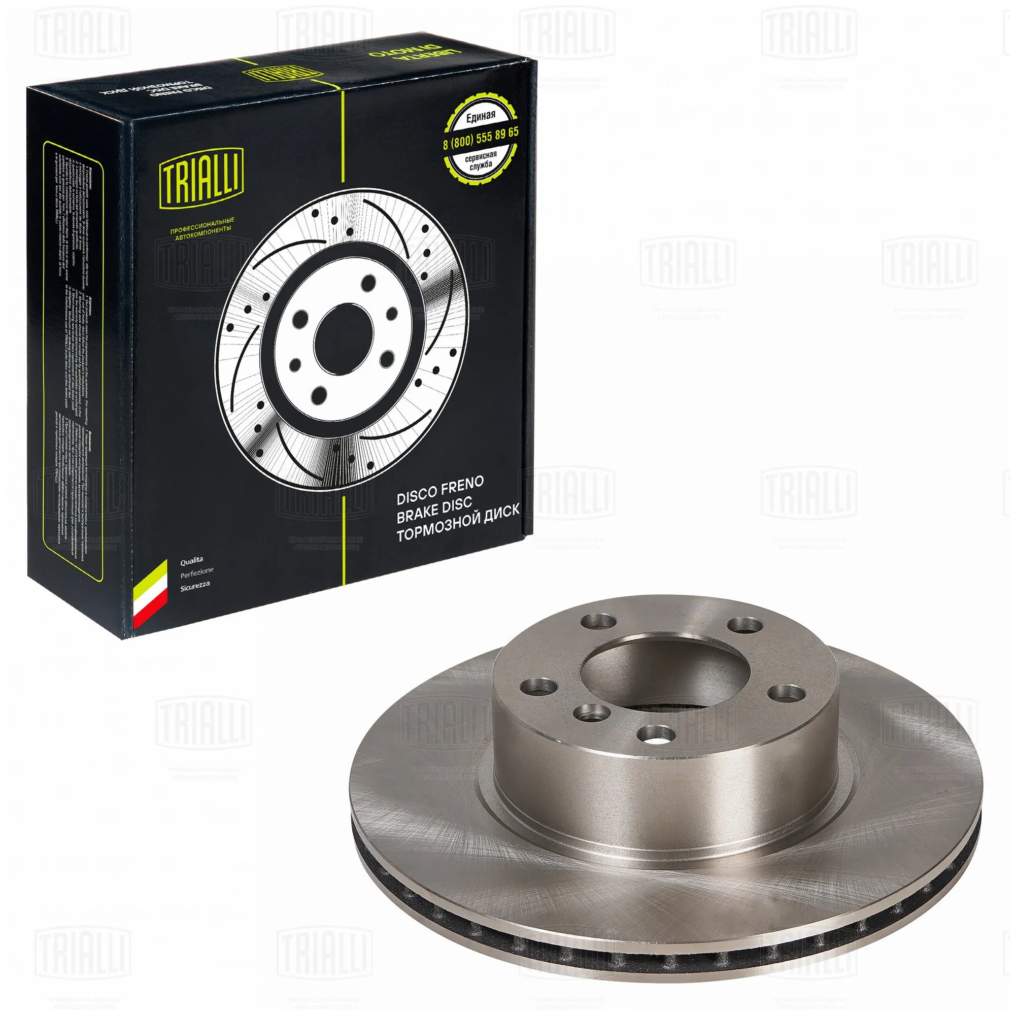 Диск тормозной для а/м BMW 3 (F30) (11-)/1 (F20) (11-) передний D=300 TRIALLI DF 261007