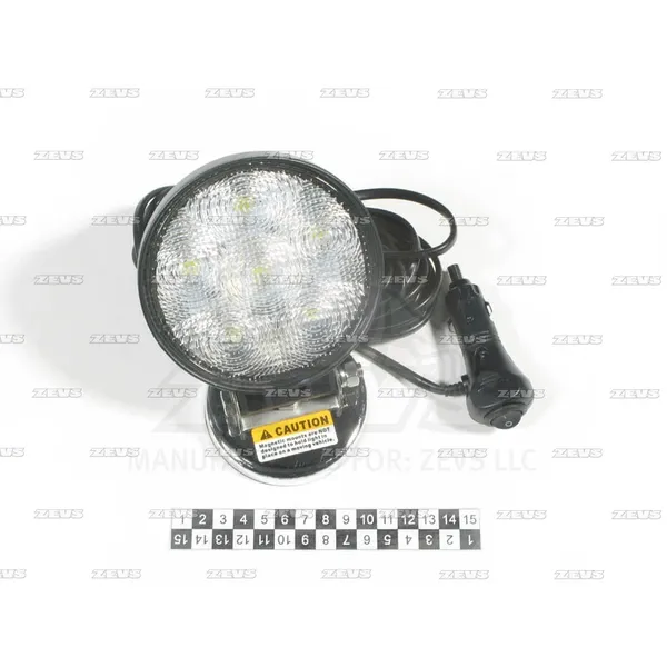 Фара доп света (пров 9 м, вкл. в прикур); 6 leds; 12-24v ZEVS KW-111FMC