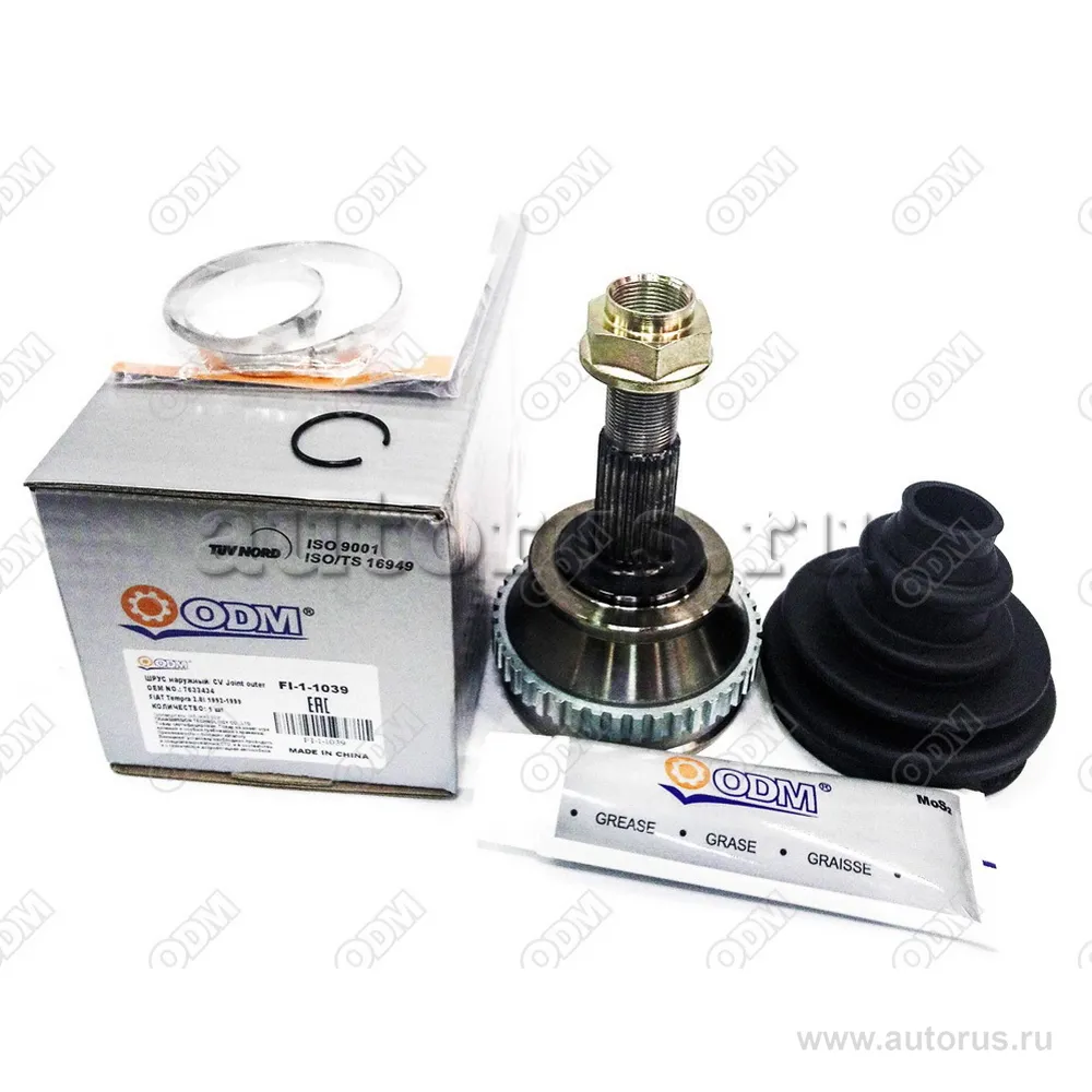 ШРУС наружный (к-кт) FIAT Boxer 1.8 16v 1995-2002 ODM-MULTIPARTS FI11039A