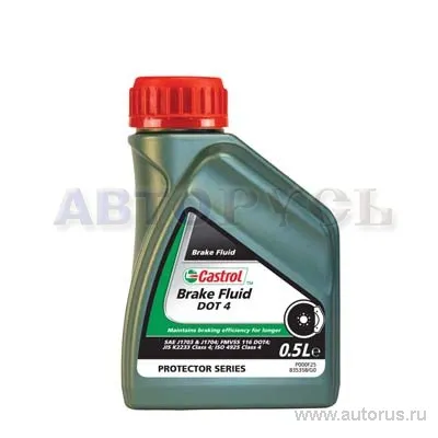 Тормозная жидкость Castrol Brake Fluid DOT 4 0 5L 15036C CASTROL 15036c