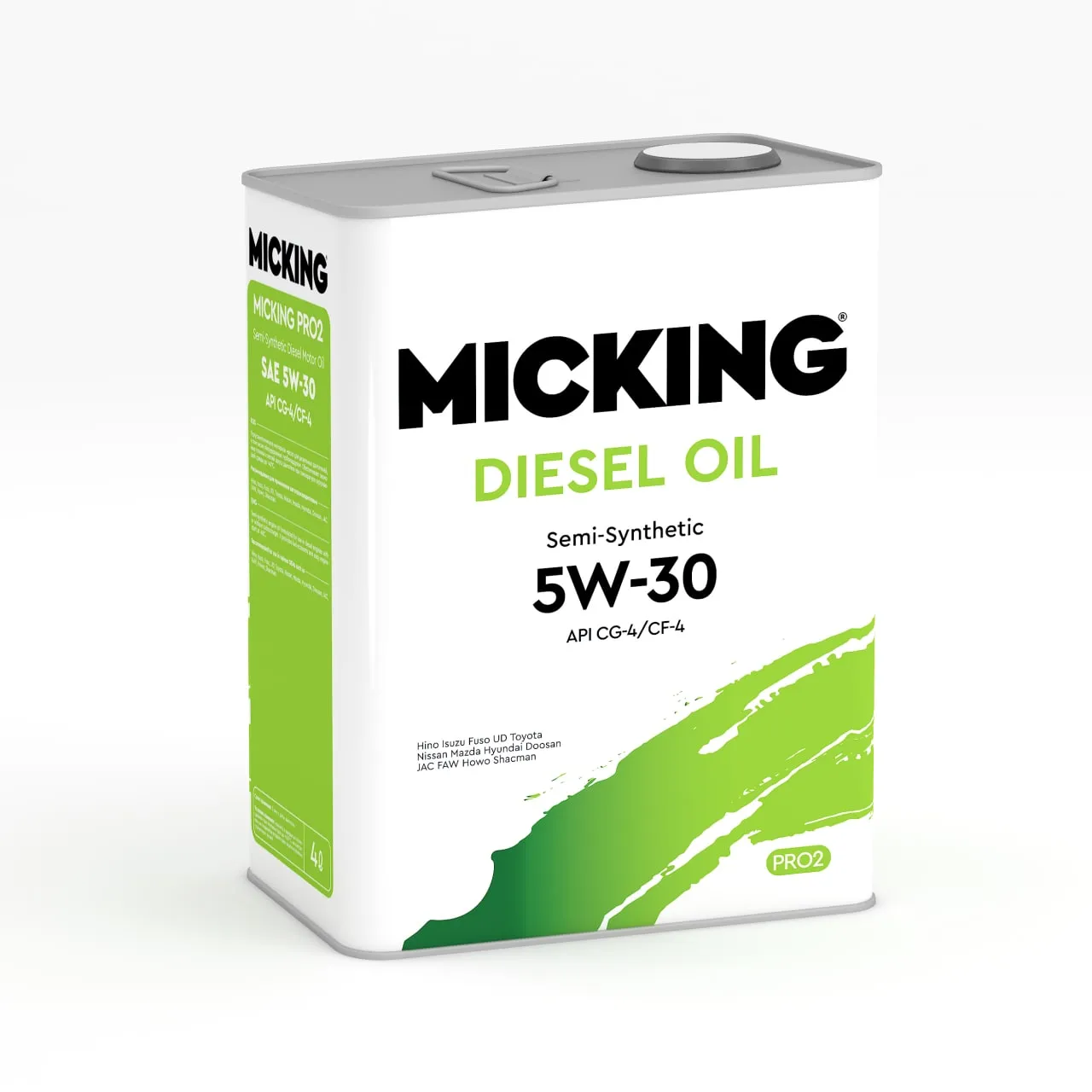 Моторное масло Micking Diesel Oil PRO2 5W-30 полусинтетическое API CG-4/CF-4 для дизельных двигателе MICKING M1212