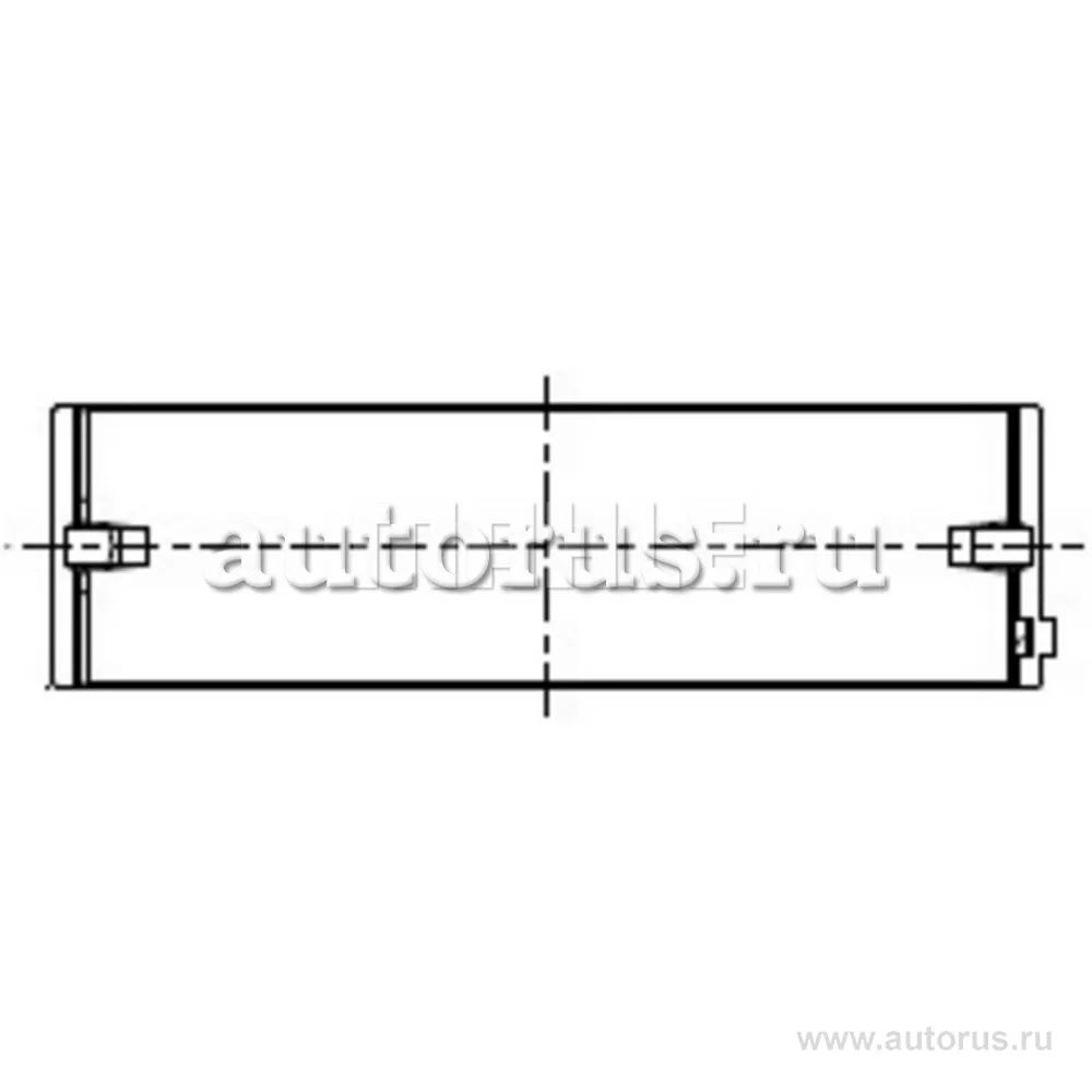 Коренные вкладыши даф 105 мотор MX265 MX300 MX340 MX375 (пара) KNECHT/MAHLE 213HL21652000