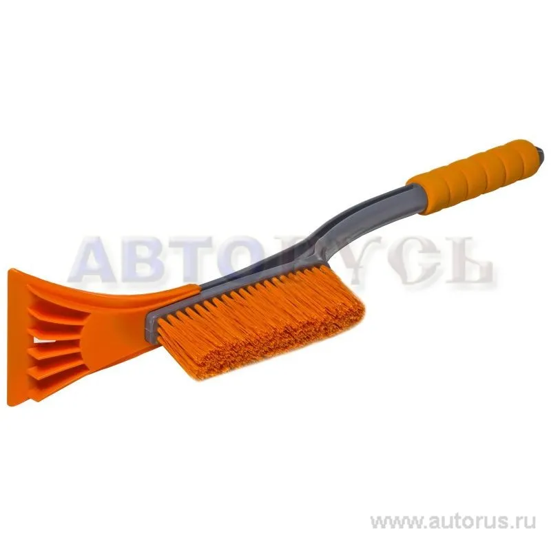 Щетка от снега и льда с мягкой щетиной + скребок (56 см) AIRLINE AB-R-02