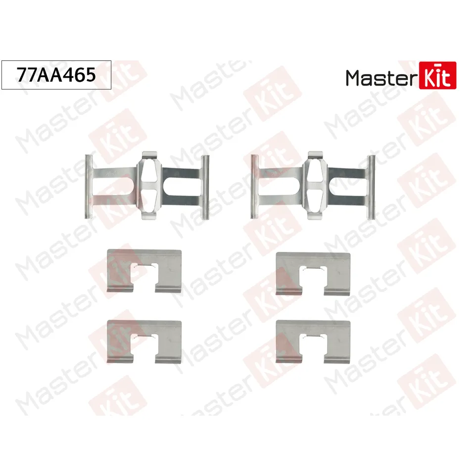 Комплект установочный колодок Honda CR-V II (RD_) 2001 - 2007 MASTERKIT 77AA465
