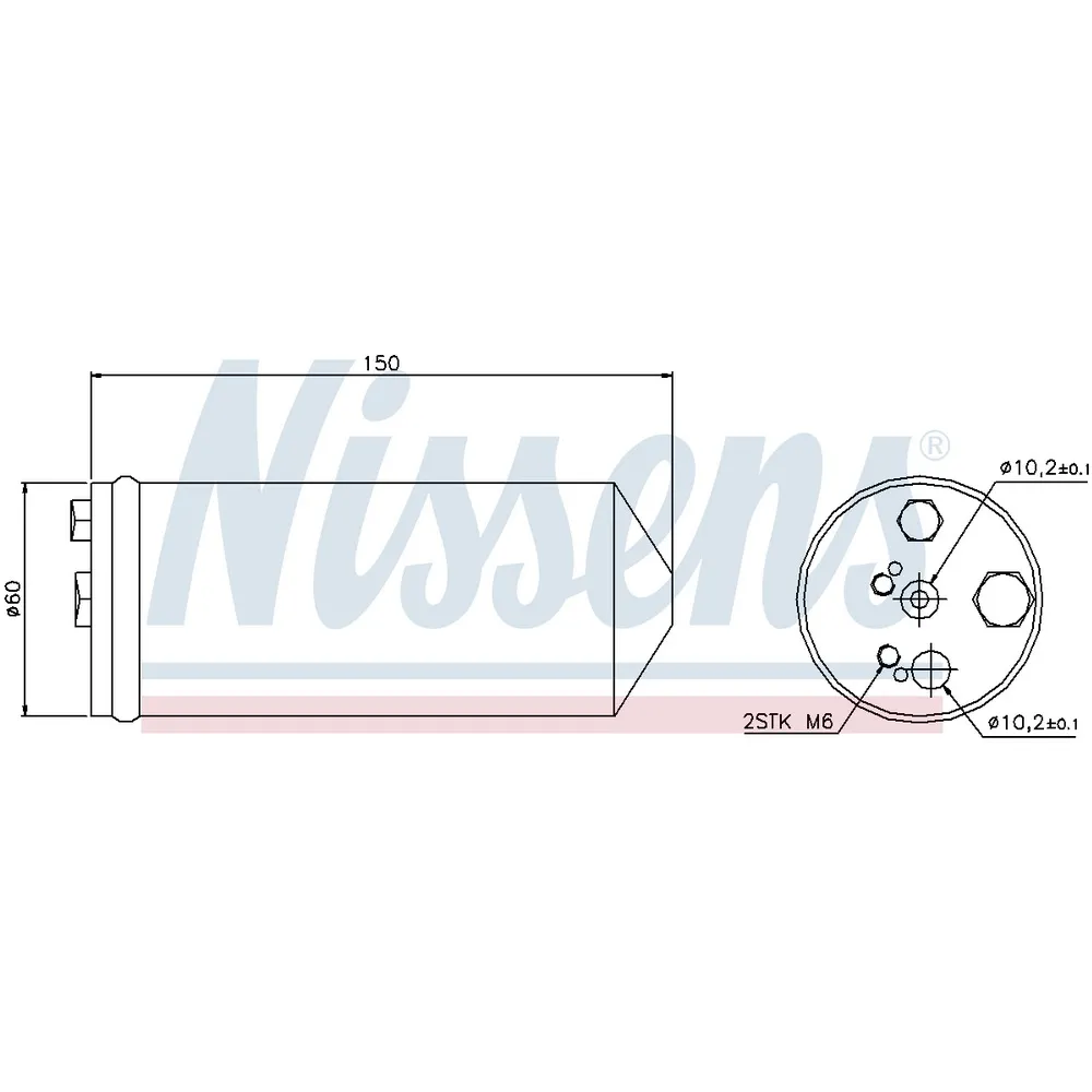 Испаритель кондиционера NISSAN NISSENS 95325