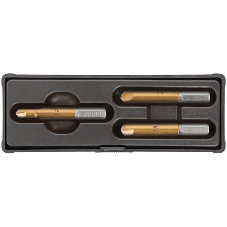 Набор экстракторов Профи, быстрорежущая HSS сталь, 3 шт. FIT 36453