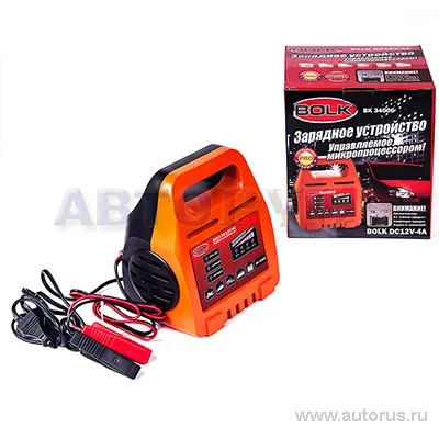 Зарядное устройство цифровое 12В 4А 3-60Ач 220В BOLK DC12V-4A