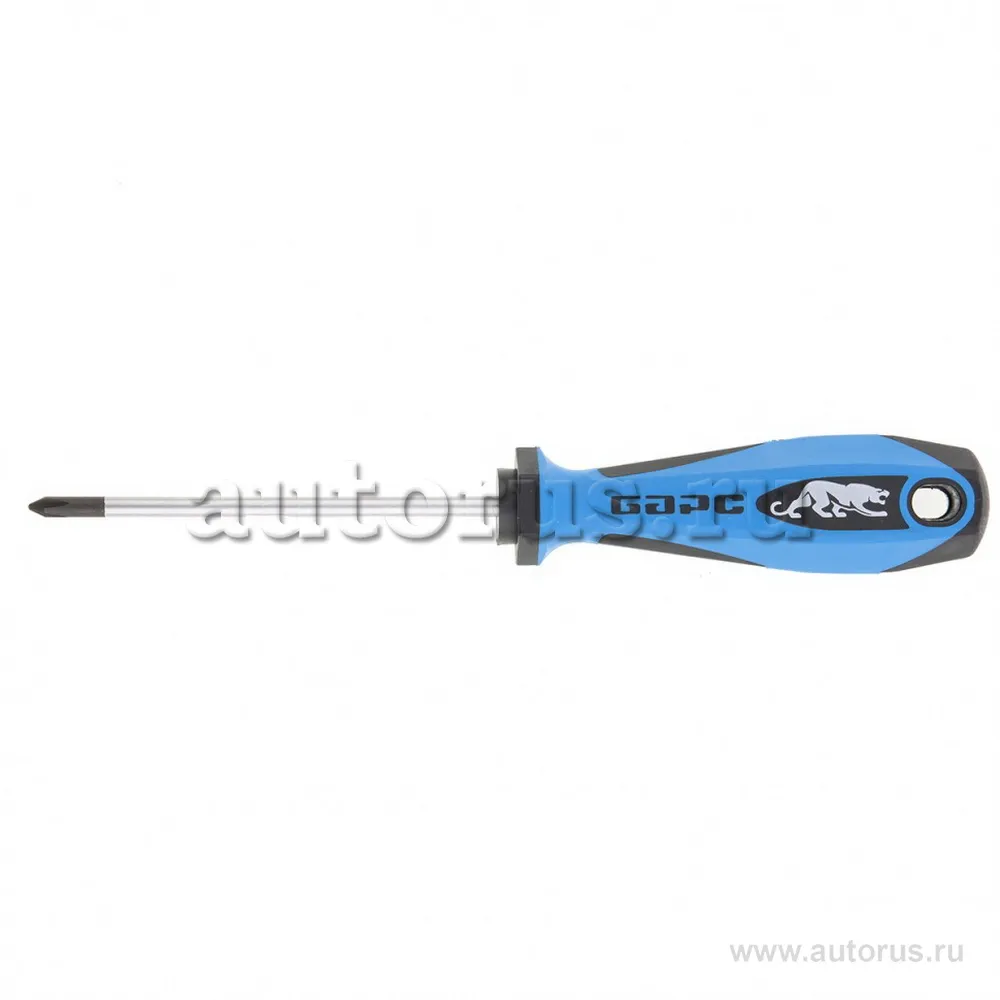 Отвертка PH1x100, CrV, двухкомпонентная рукоятка БАРС 19021