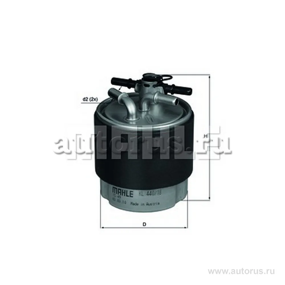 Фильтр топливный KNECHT/MAHLE KL440/18