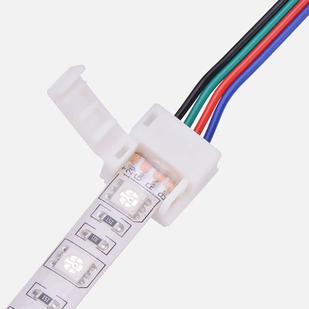Коннектор питания для RGB светодиодных лент (IP65) шириной 10мм Lamper 144-028