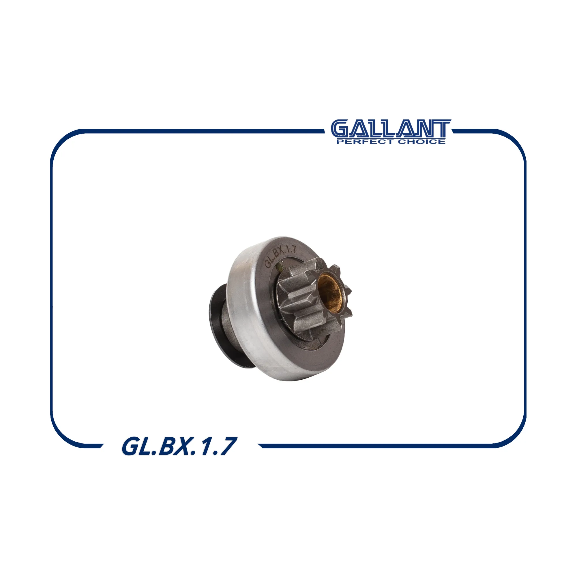 Бендикс стартера LADA Largus, RENAULT Logan, Sandero, RENAULT Duste GALLANT GL.BX.1.7