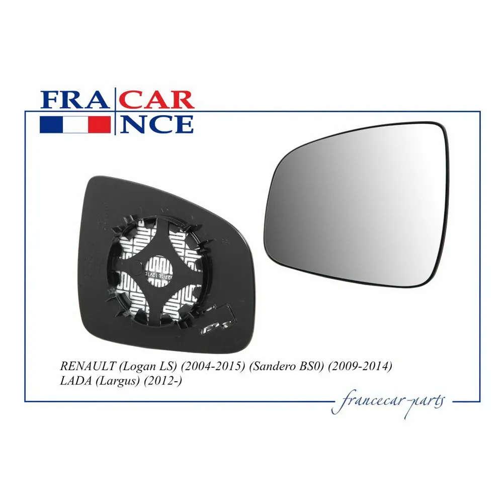 Зеркальный элемент L с обогревом (большой) FRANCECAR FCR210360