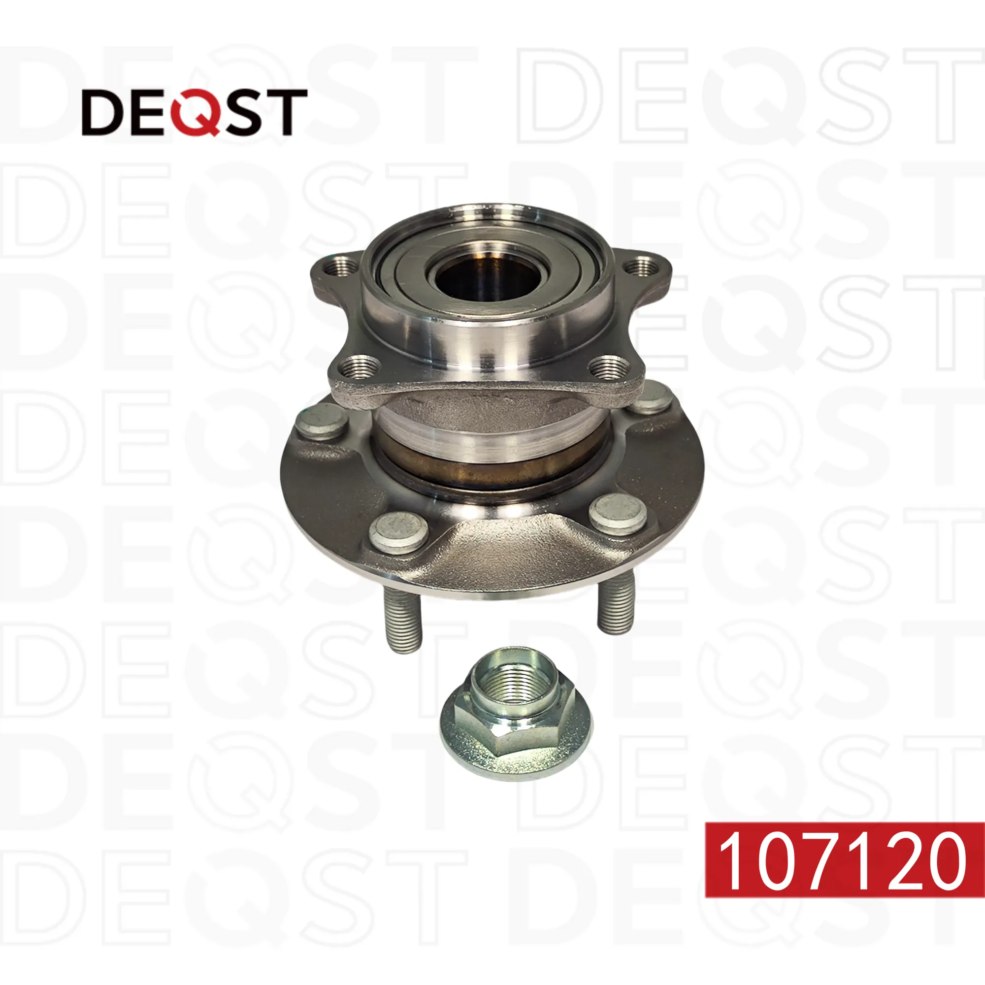 Ступица колеса с подшипником задняя. MAZDA CX-7 01.12- DEQST 107120