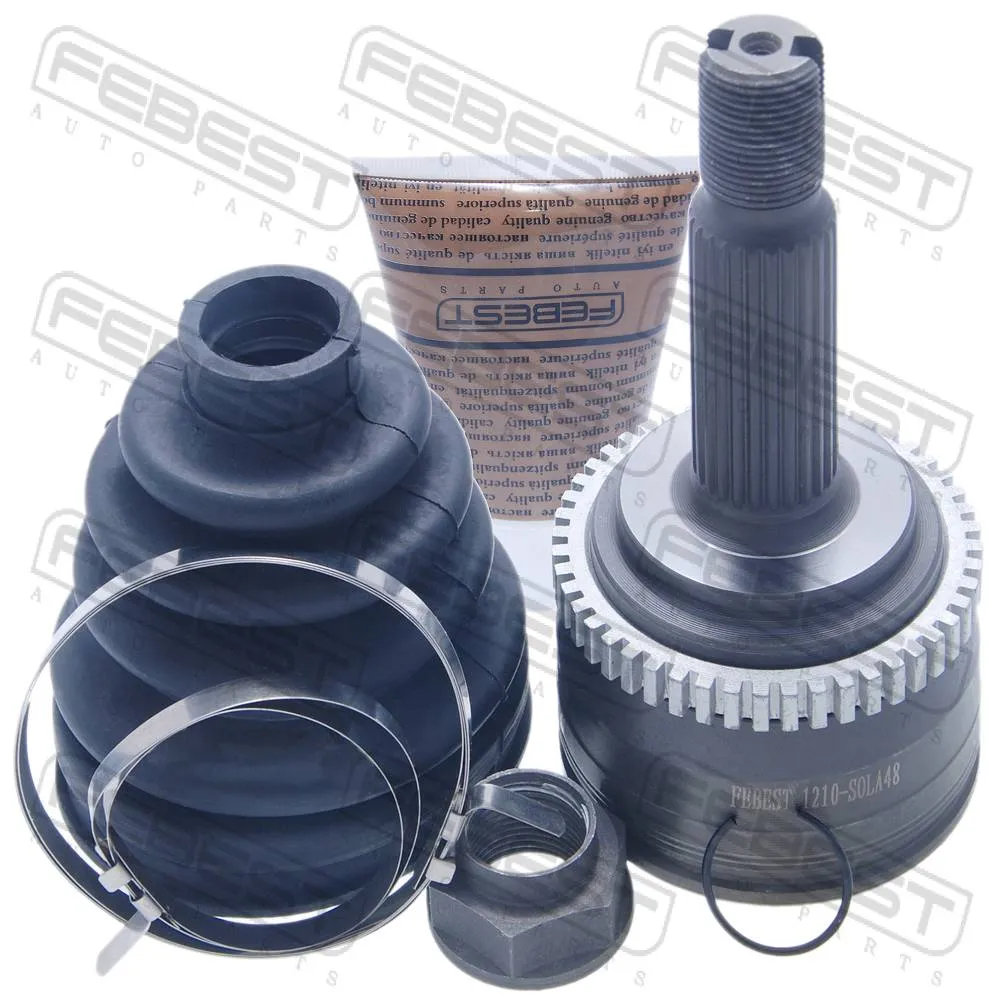 ШРУС наружный 22x52.5x25 HYUNDAI Solaris/KIA Rio III /МКПП/ABS+ FEBEST 1210-SOLA48