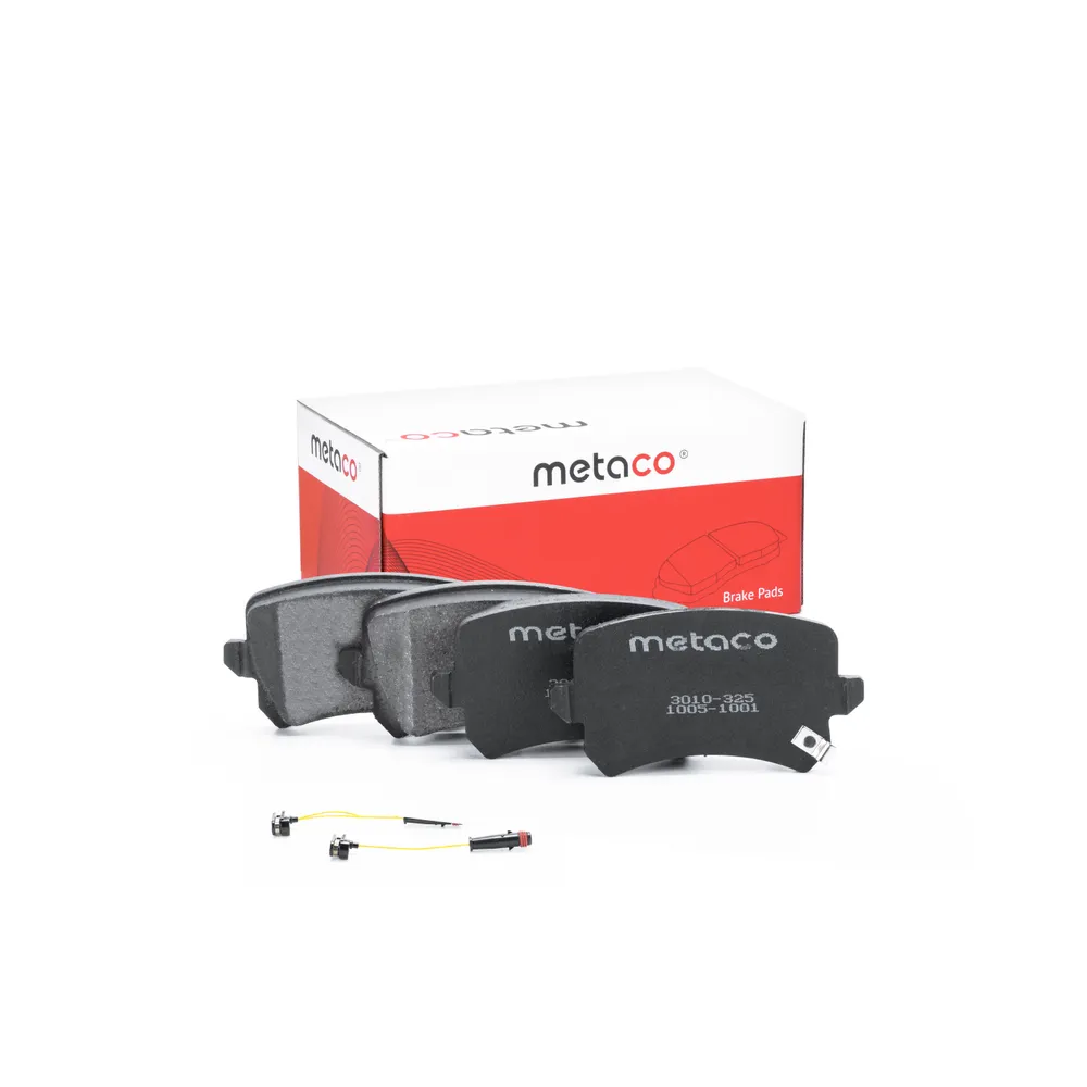 Колодки тормозные задние дисковые к-кт VW PASSAT [B6] / TIGUAN (2007-2011) Metaco 3010-325