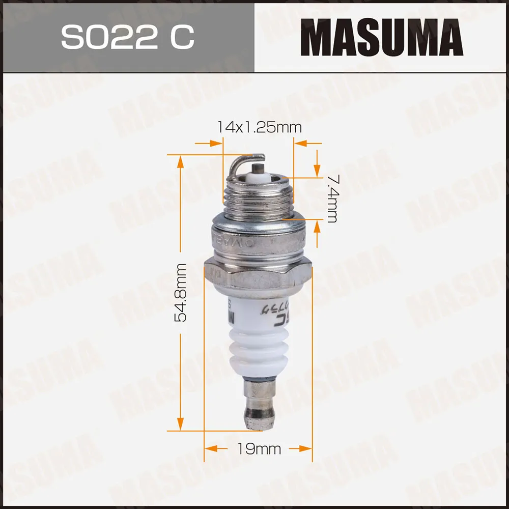 Свеча зажигания NICKEL BPMR7A ECHO/KAWASAKI/TANAKA/STIHL MASUMA S022C