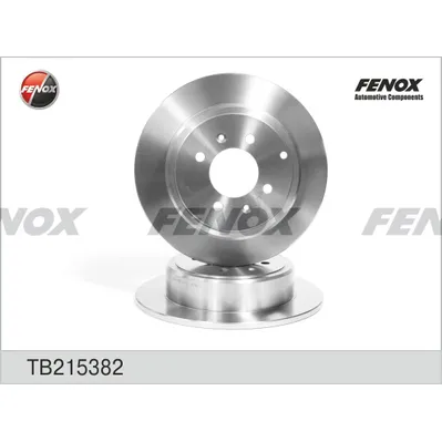 Диск тормозной задний PEUGEOT 406, BREAK, COUPE 95-04 FENOX TB215382