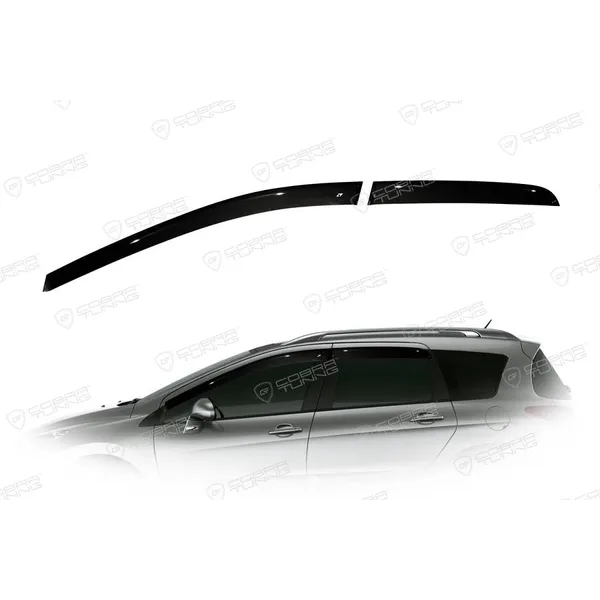 Дефлектора на окна Peugeot 308 Wagon 2008-2011EuroStandard деф.окон Cobra Tuning PE12008