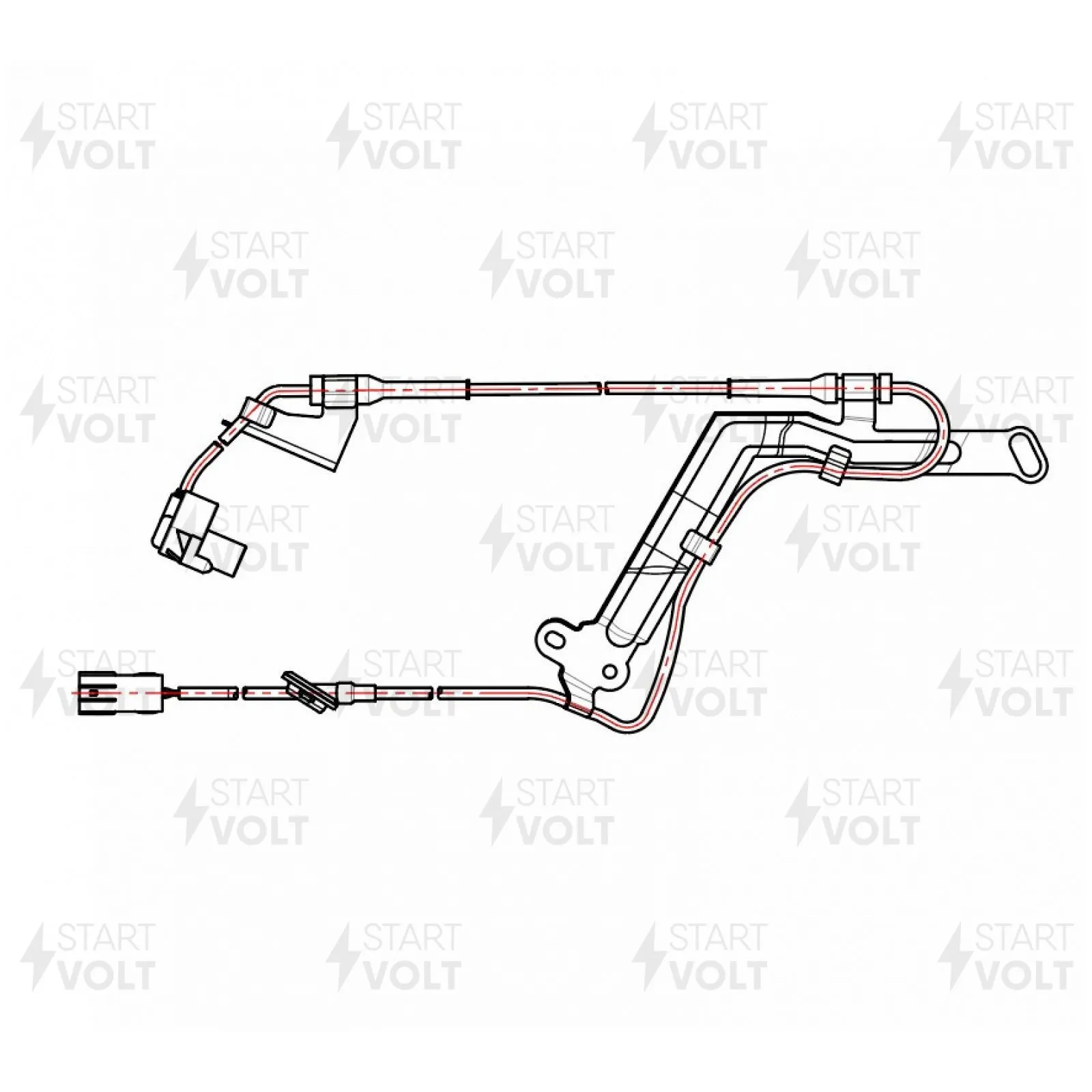 Датчик ABS перед. прав. для Mazda 323 (98-) STARTVOLT VS-ABS 2505