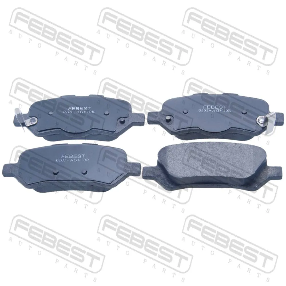 Колодки тормозные задние (с противоскрипной пластиной) TOYOTA VENZA AGV1#,GGV1# 2008.11-2016.12 [US] FEBEST 0101-AGV10R
