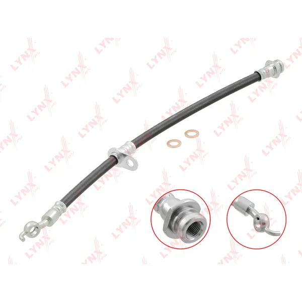 Шланг тормозной передний SUZUKI SX4 06-15, FIAT Sedici 06-14 LYNXauto BL-4134