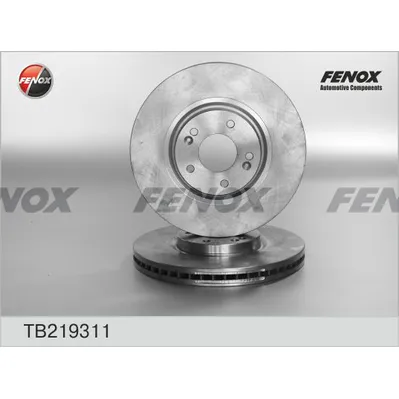 Диск тормозной передний HYUNDAI IX55 08-> FENOX TB219311
