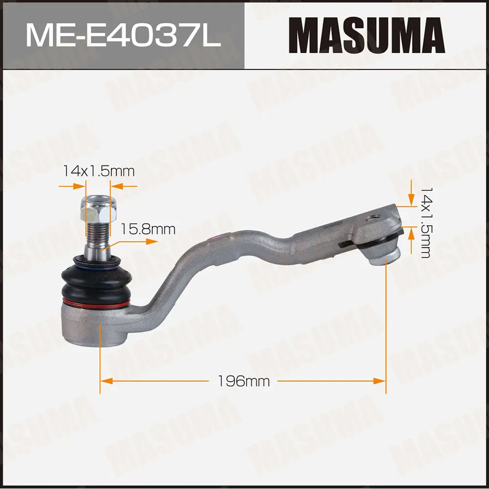Наконечник рулевой тяги MASUMA ME-E4037L