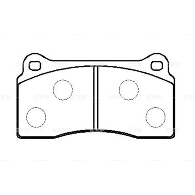 Тормозные колодки CTR CKTA-16