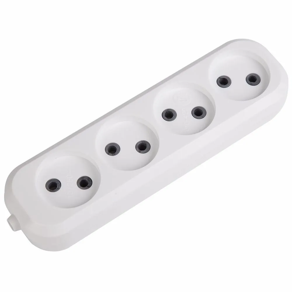 Колодка 4 гнезда без заземления REXANT REXANT 118715