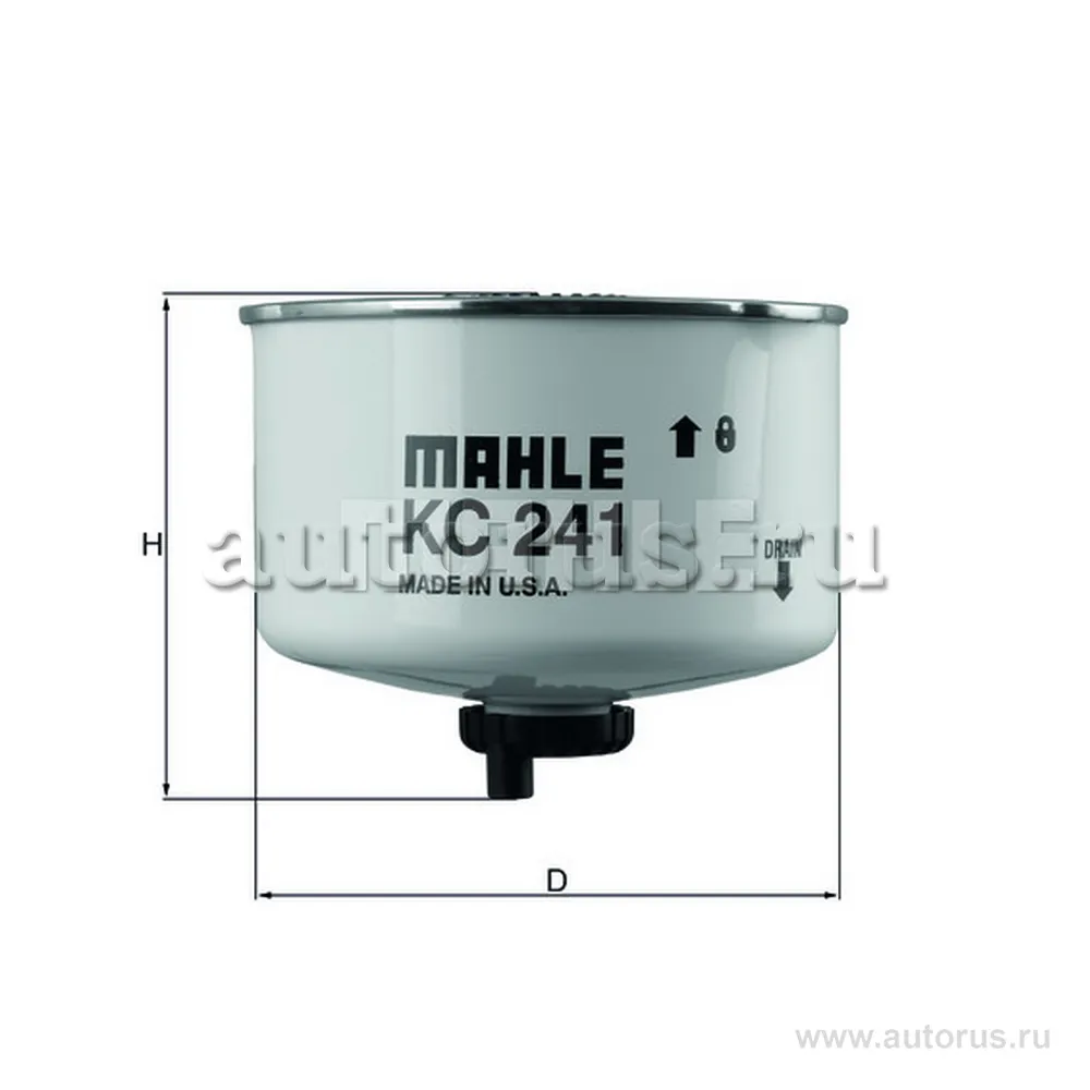 Фильтр топливный LAND ROVER Discovery III/RR III/RR Sport KNECHT/MAHLE KC 241D
