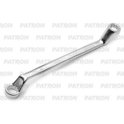 Ключ накидной изогнутый на 75 градусов, 14х15 мм PATRON P7591415