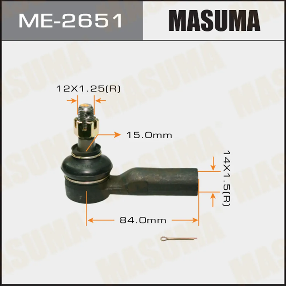 Наконечник рулевой TOYOTA ALLEX MASUMA ME-2651