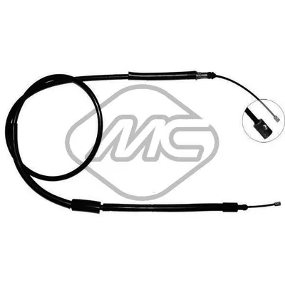 Трос ручника PGT 306 ALL (DISC BRAKE) SX-LH Metalcaucho 80244