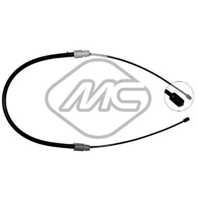 Трос ручника MER CLASSE A 140-160-170D (CH. J016125…) SX-LH Metalcaucho 80950