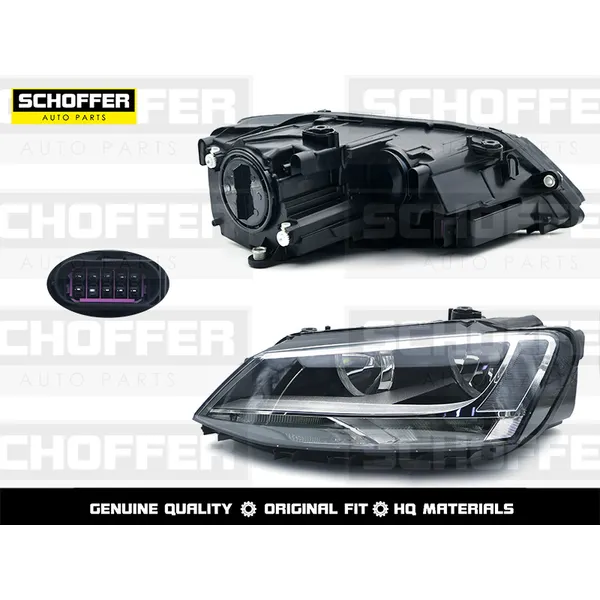 Фара левая Volkswagen Jetta 11-14 SCHOFFER SHF12090