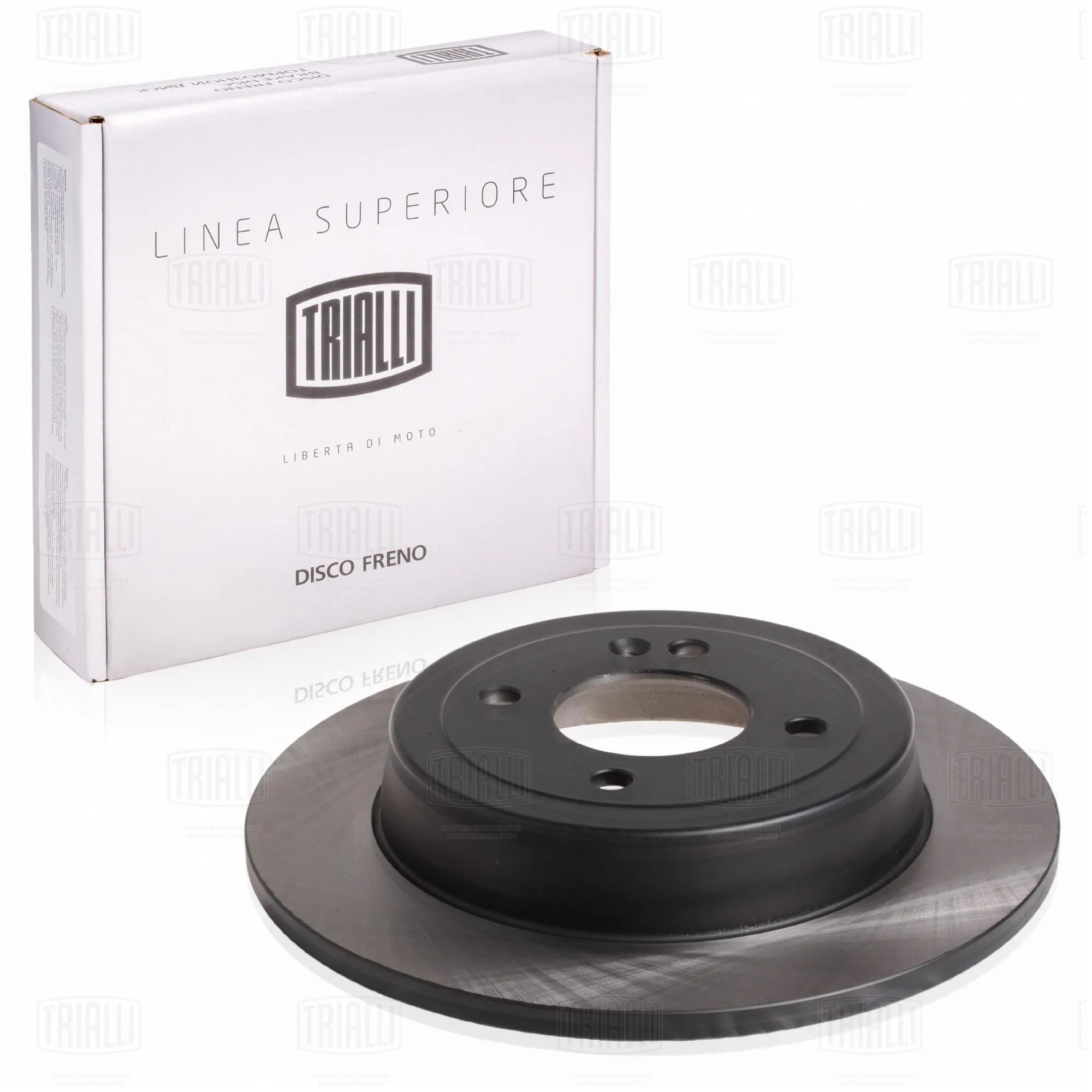 Диск тормозной задний для а/м HYUNDAI SOLARIS (10-) /(17-) D=262 PRO DF 0842S TRIALLI DF0842S