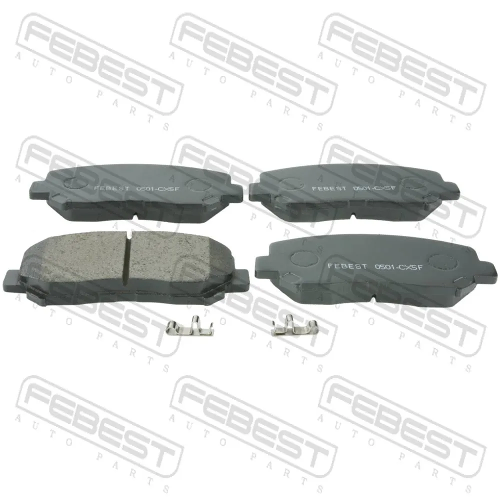 Колодки тормозные передние MAZDA CX-5 KE 2011- [GEN] FEBEST 0501-CX5F