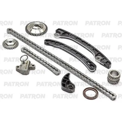 Комплект цепи ГРМ (Цепь-2, Нат-1, Усп-3, Шест-3) NISSAN Tiida (C11X) PATRON PTCK070