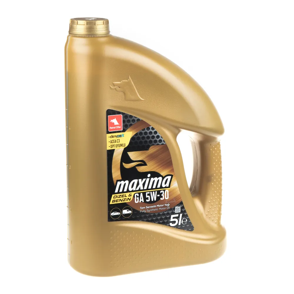 Масло моторное Petrol Ofisi MAXIMA GA 5W-30 синтетическое 5 л 11147-65YG