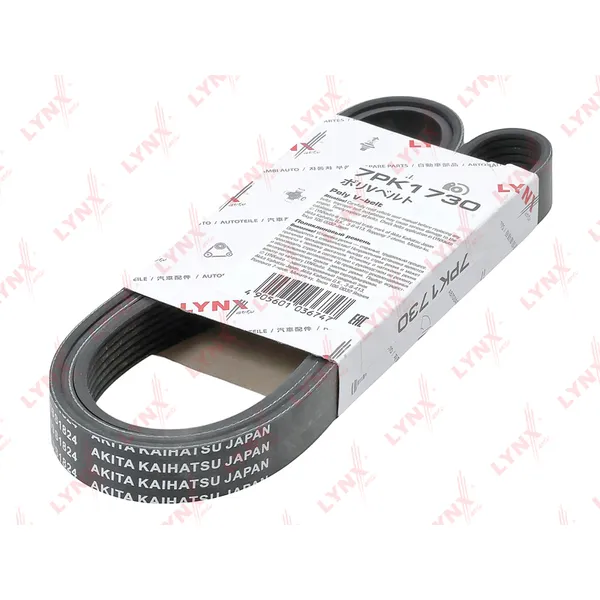 Ремень поликлиновый HONDA CR-V 2.0 02-06, HYUNDAI H-1 2.5D 02>, KIA So LYNXauto 7PK1730