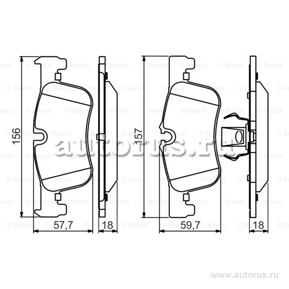 Колодки тормозные BMW 1 F20/F21 114-118 10- передние